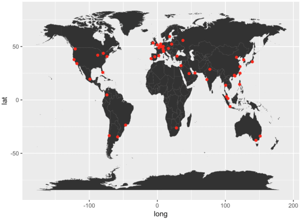 global alpha cities by air quality